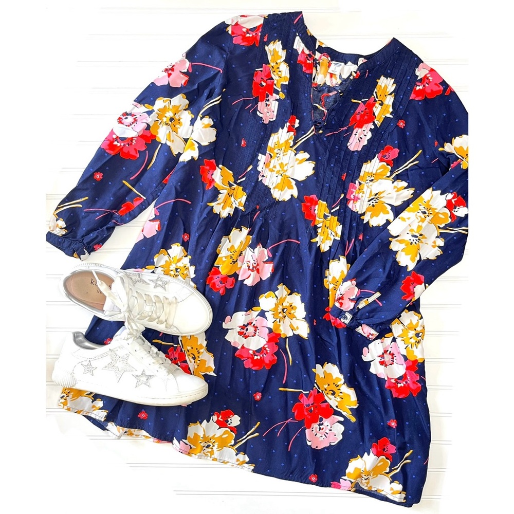 Old Navy Floral Babydoll Dress | size L